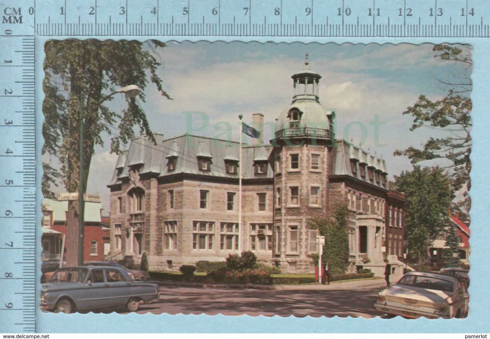 St. Hyacinthe -Hotel De Ville, City Hall - Used In 1974 + Stamp - St. Hyacinthe