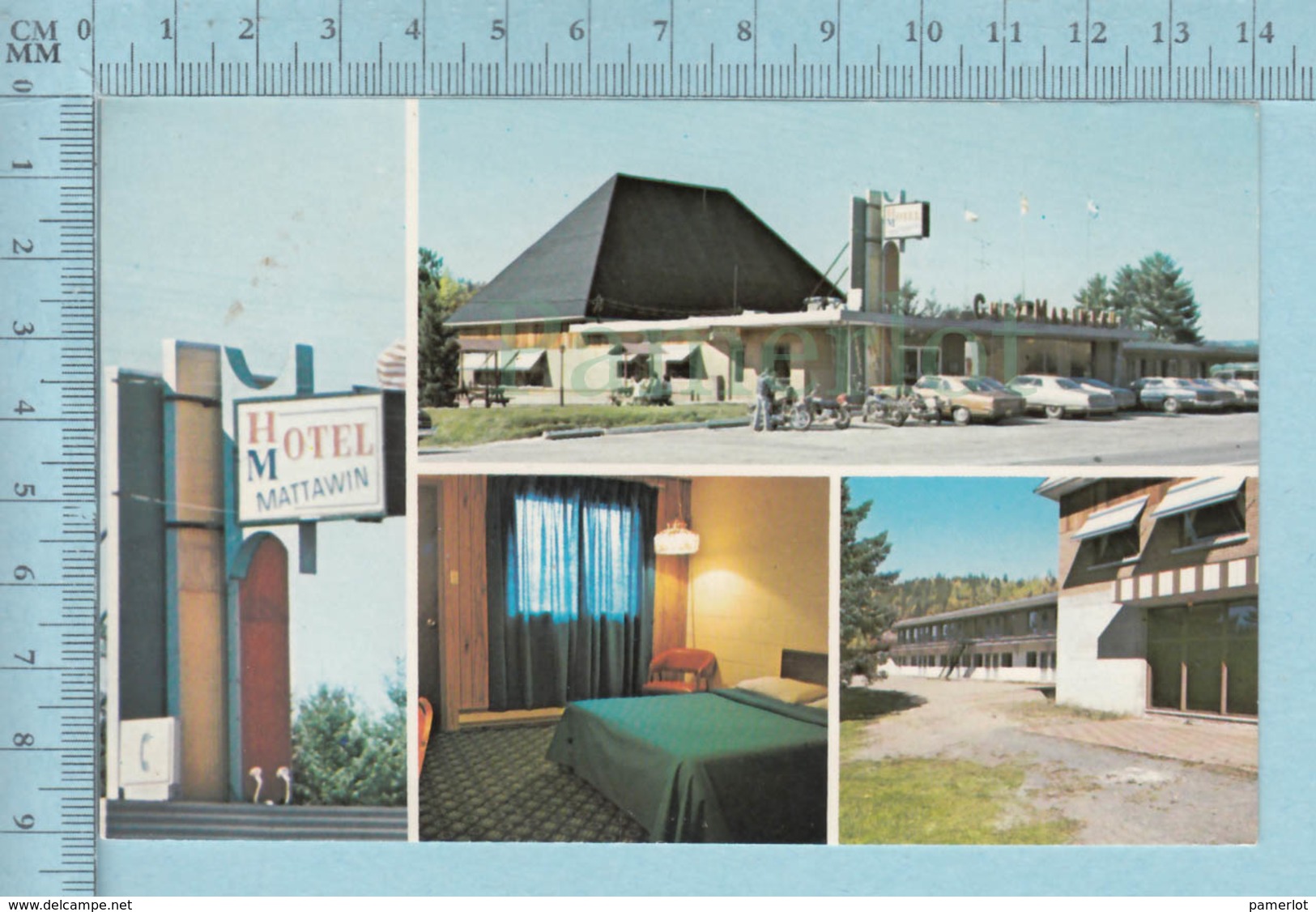 Matawin Quebec -Hotel Chez Martineau, Hotel Motel Mattawin Inc, Multi-vues - Cover: St Gertrude P. Q  1984 + Stamp - Autres & Non Classés