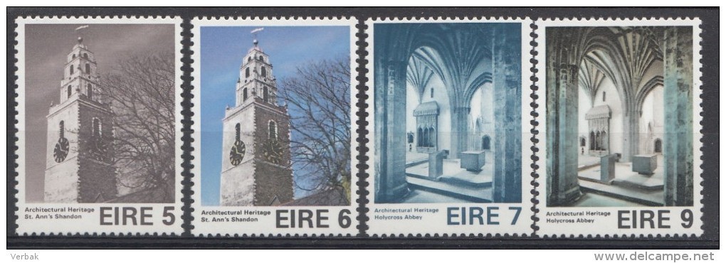 Irlande 1975  Mi.nr.:327-330 Europäisches Denkmalschutzjahr  Neuf Sans Charniere /MNH / Postfris - Neufs