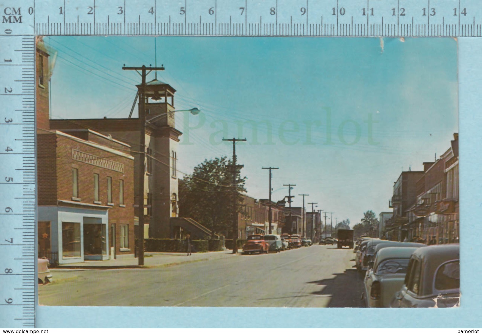 La Tuque Quebec - Vieille Auto Sur La Rue Principale , CoverLa Tuque 1959 + Stamp - Autres & Non Classés