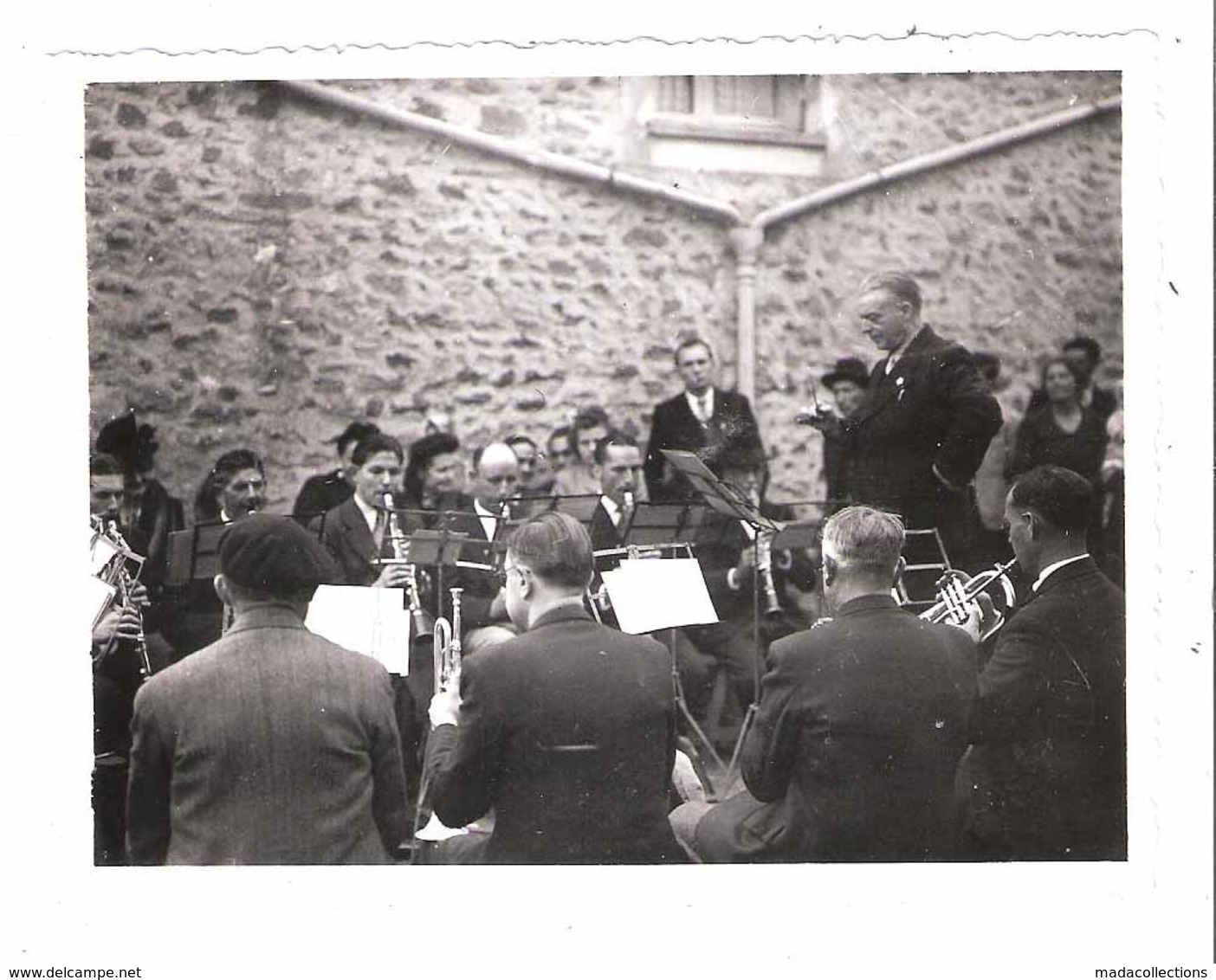 Saint-Fargeau-Ponthierry (77 - Seine Et Marne)  Quartier De Moulignon - Les Musiciens - Photo De 1941 - Personnes Anonymes