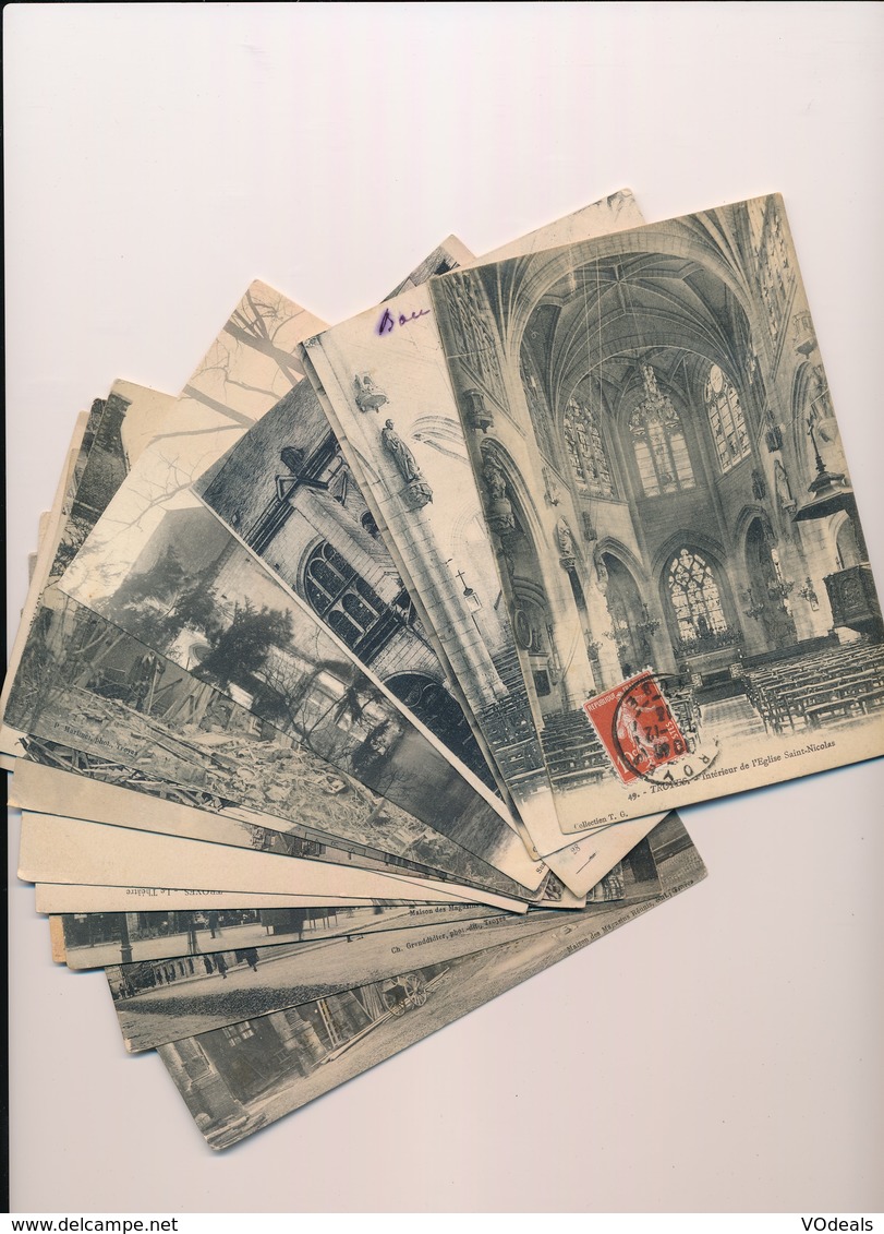 CPA - LOT De 94 Cartes Sur La Ville De Troyes Dans L'Aube - LOT 02 - 100 - 499 Cartes