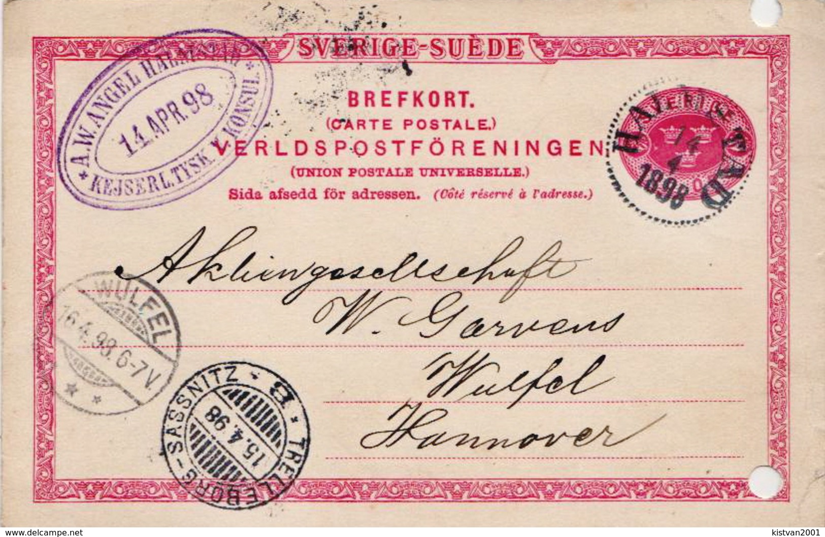 Postal History: Sweden Postal Stationery Card - Covers & Documents
