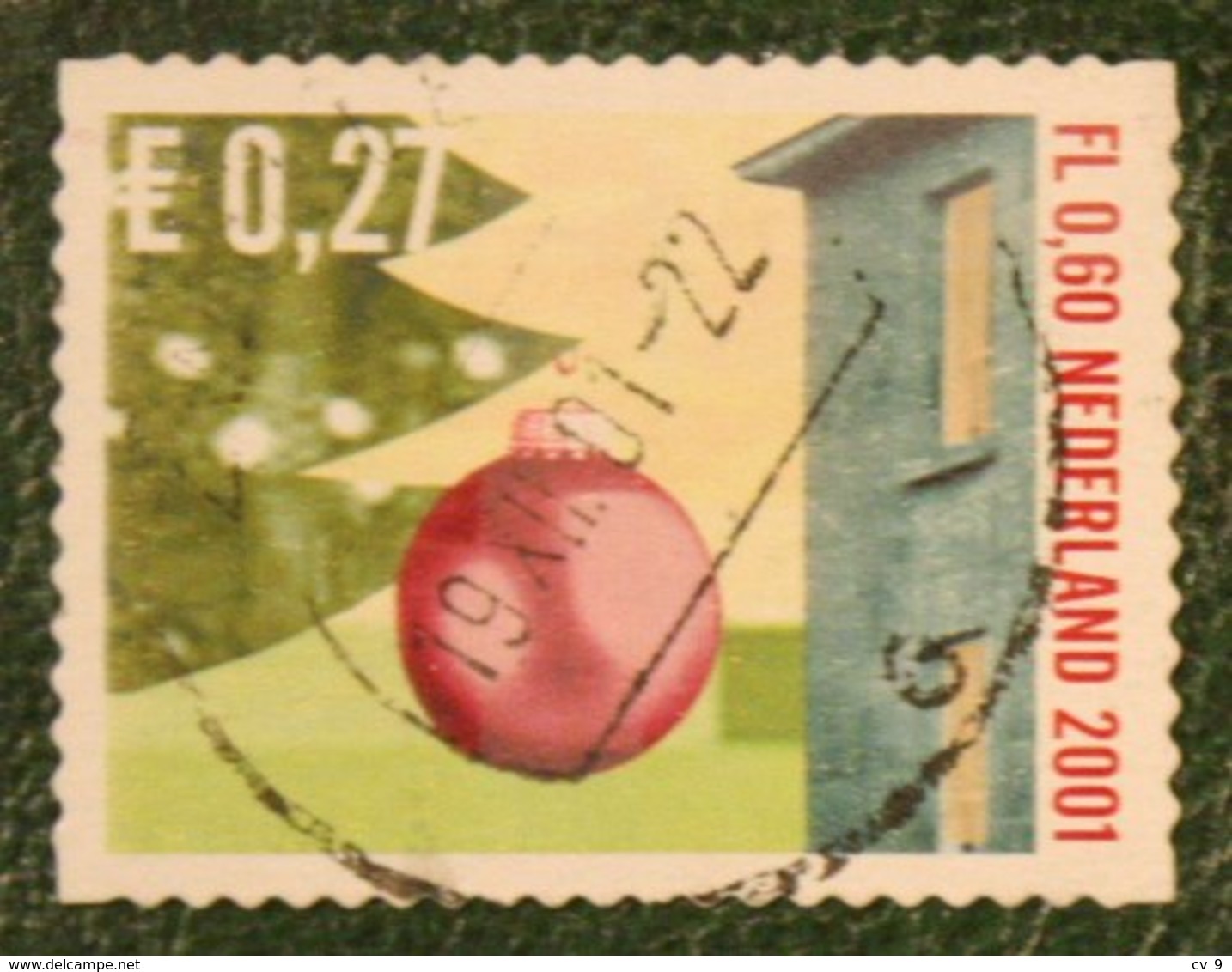 Kerst Christmas XMAS Weihnachten NOEL NVPH 2021 (Mi 1947) 2001 Gestempeld / USED NEDERLAND / NIEDERLANDE - Used Stamps