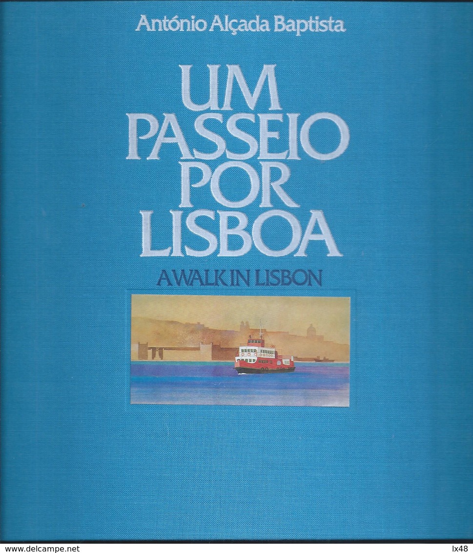 Stamp Book 'A Walk Through Lisbon'.Color Test Of 'Cacilheiro' Boat Block Of Tagus River. Book With 50 Pages,15stamps.6sc - Other & Unclassified