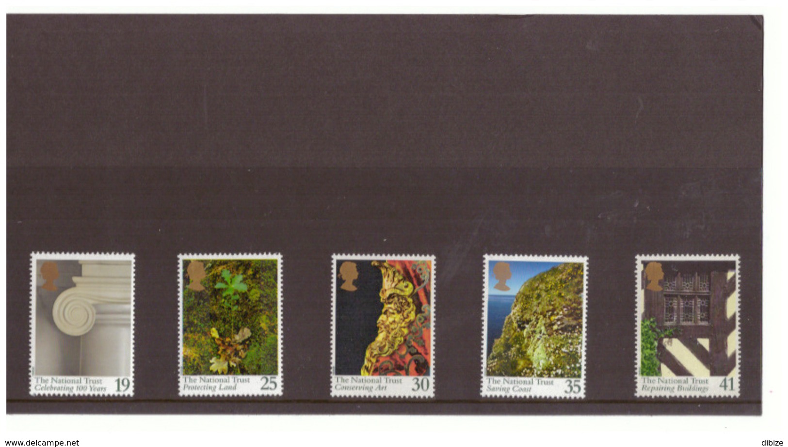 Great Britain. 5 Stamps 1995. Scott N° 1606-1610. The National Trust. - Presentation Packs