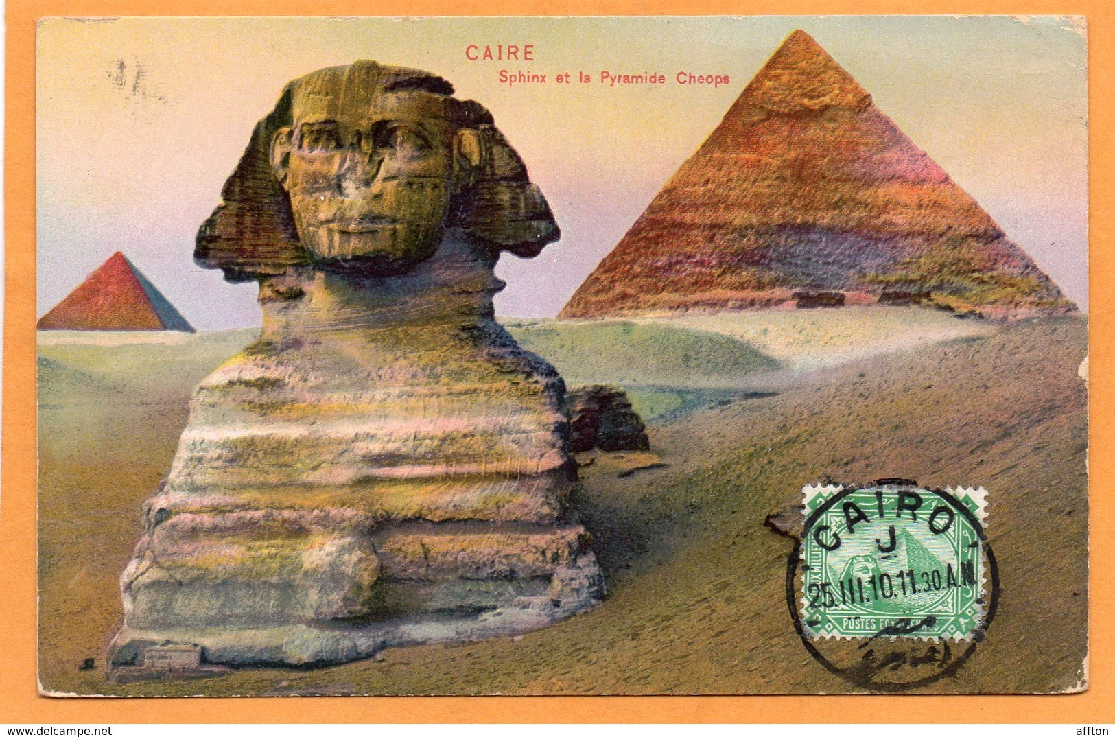 Cairo Egypt 1911 Postcard Mailed - Cairo