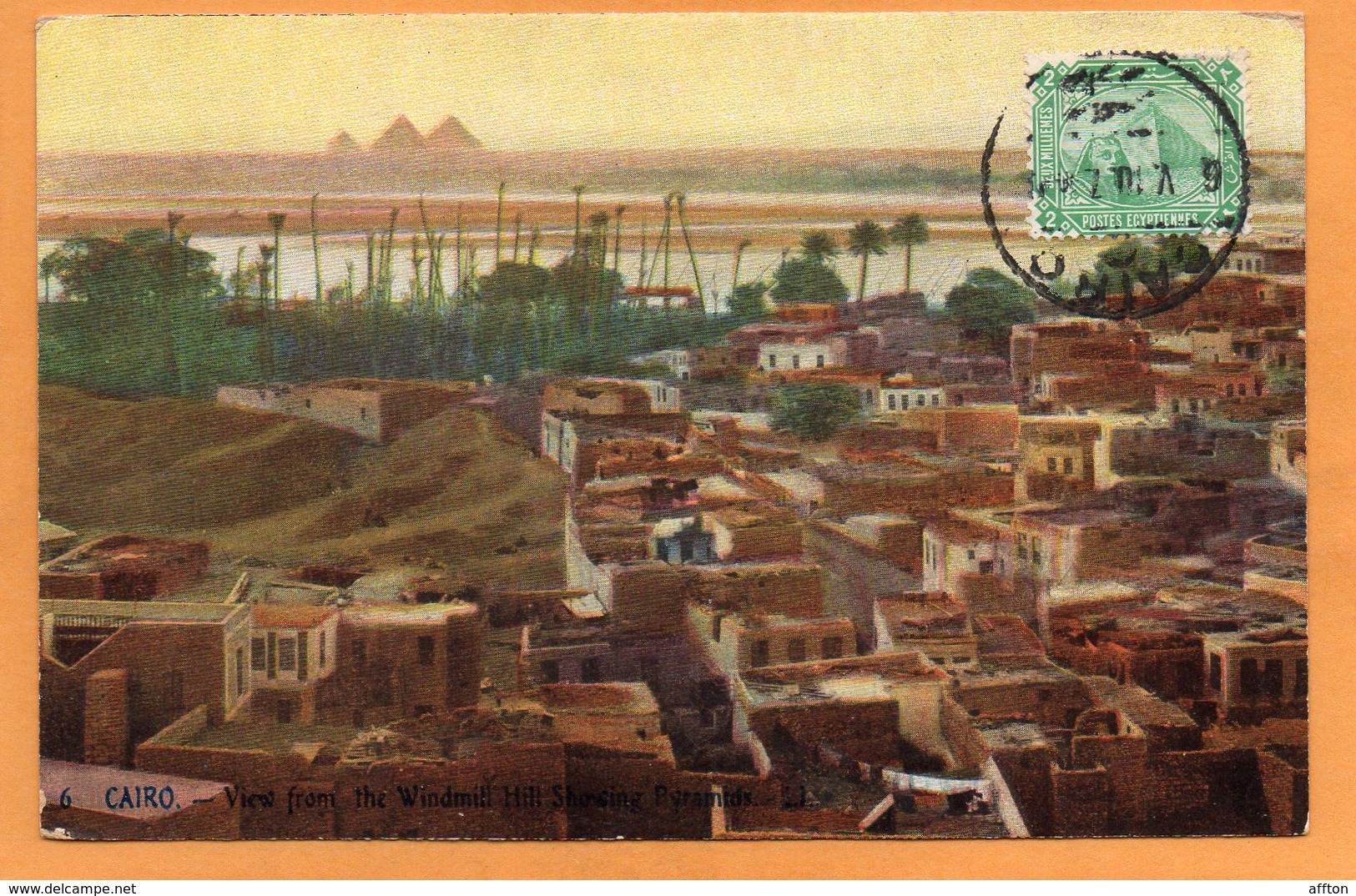 Cairo Egypt 1911 Postcard Mailed - Cairo