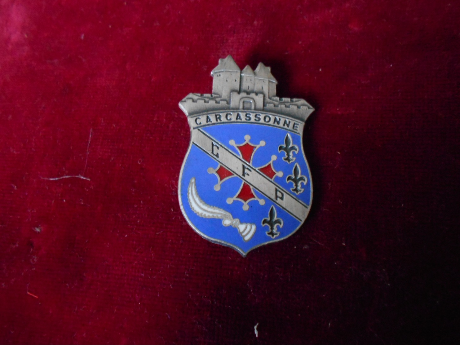 INSIGNE CFP POLICE CARCASSONNE FAB JY SEGALEN - Armée De Terre