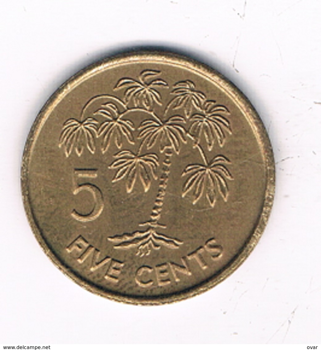 5 CENTS   1995 SEYCHELLEN /8551// - Seychelles