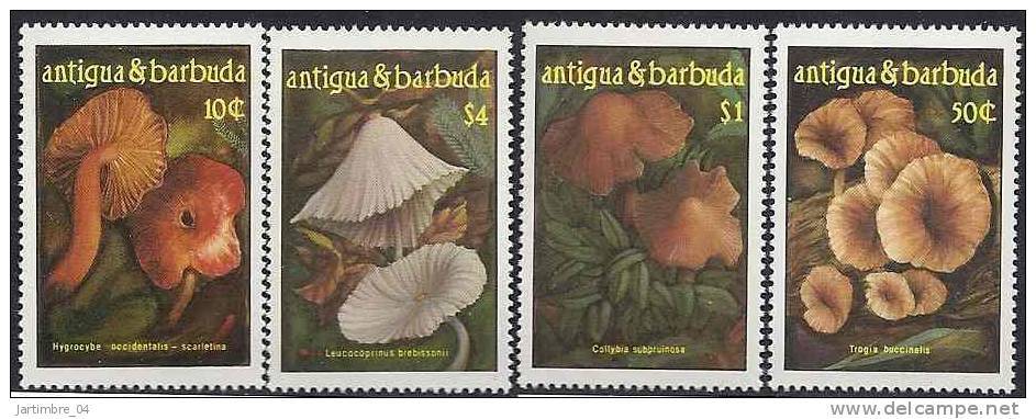 1986 ANTIGUA 931-34** Champignons - Antigua Et Barbuda (1981-...)