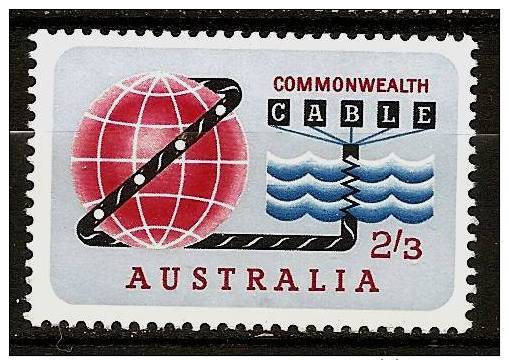 AUSTRALIA 1963 - Commissioning The Commonwealth PACIFIC-CABLE - SALE! Mi 338 MH * Cv€4,00 K026 - Ungebraucht