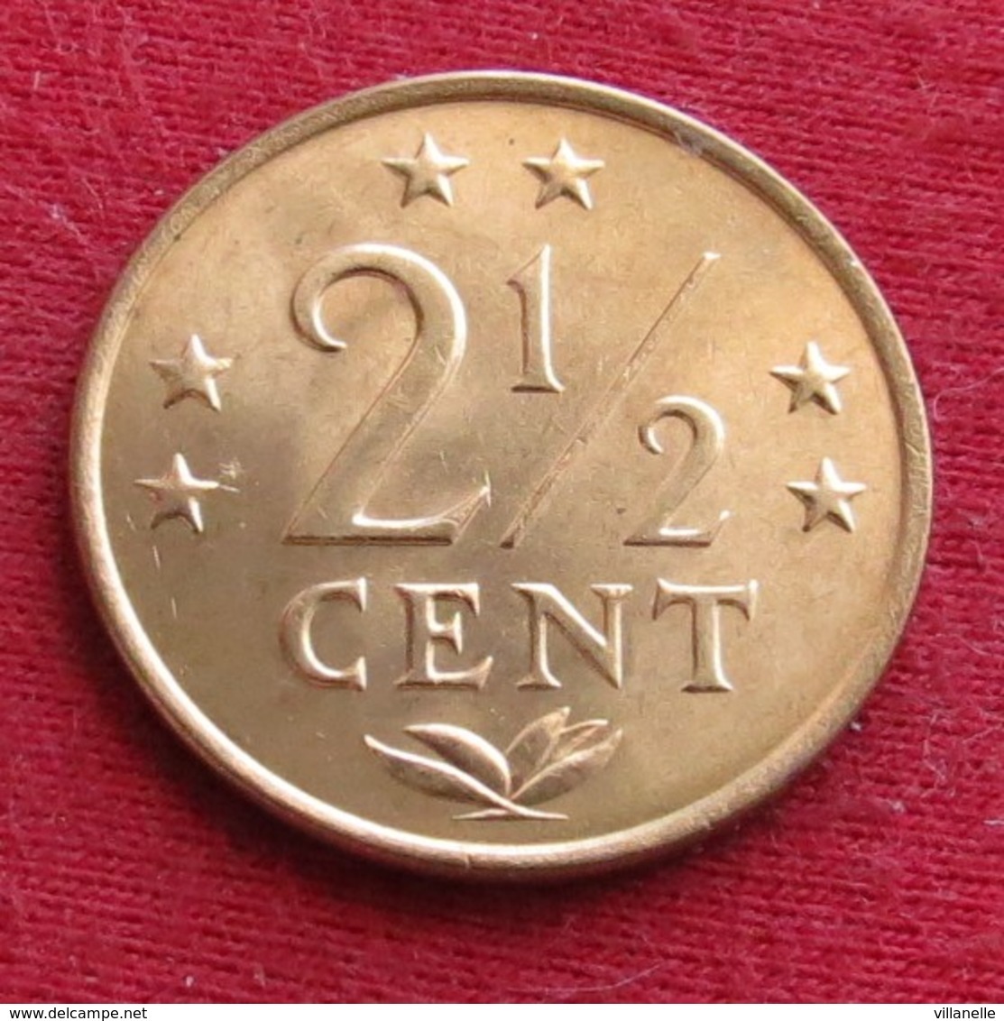 Netherlands Antilles 2 1/2 Cents 1978 KM# 9  UNC Antillen Antilhas Antille Antillas 2.5 - Nederlandse Antillen