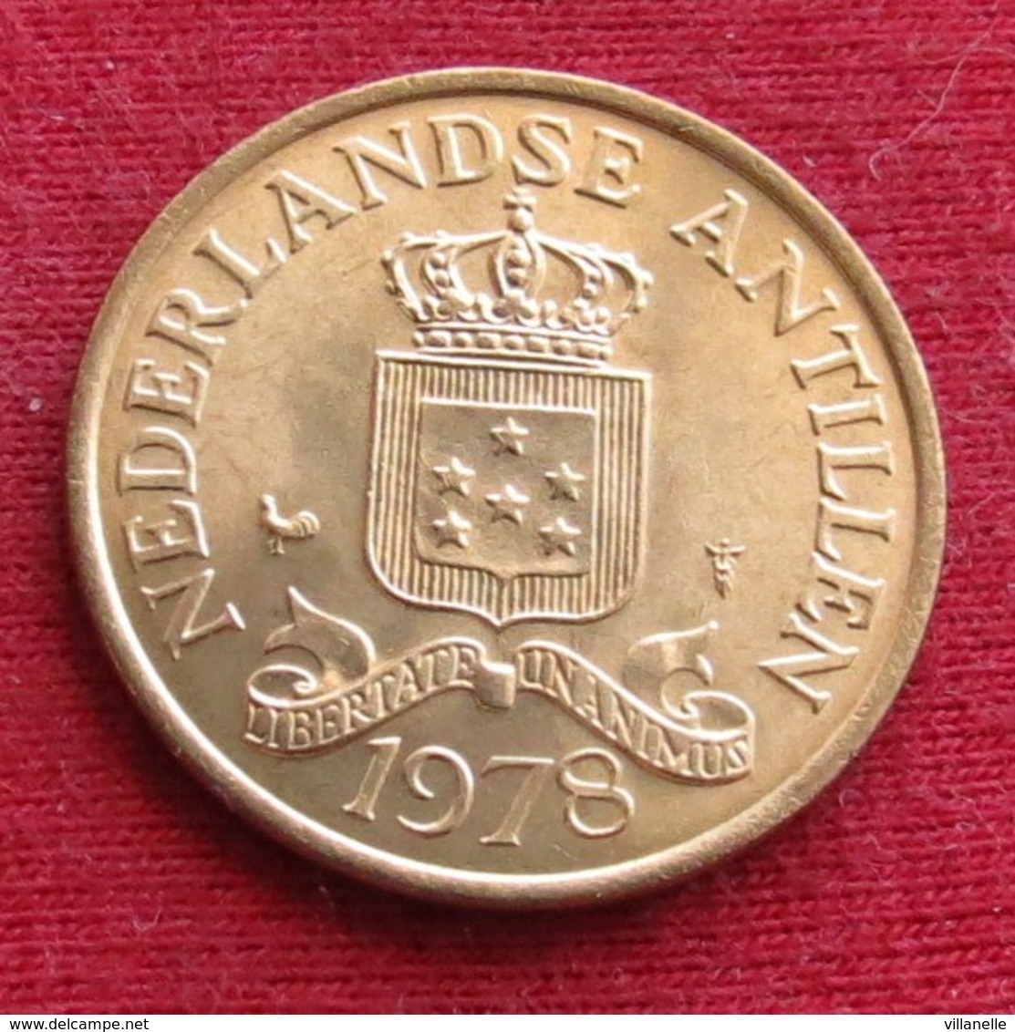 Netherlands Antilles 2 1/2 Cents 1978 KM# 9  UNC Antillen Antilhas Antille Antillas 2.5 - Nederlandse Antillen