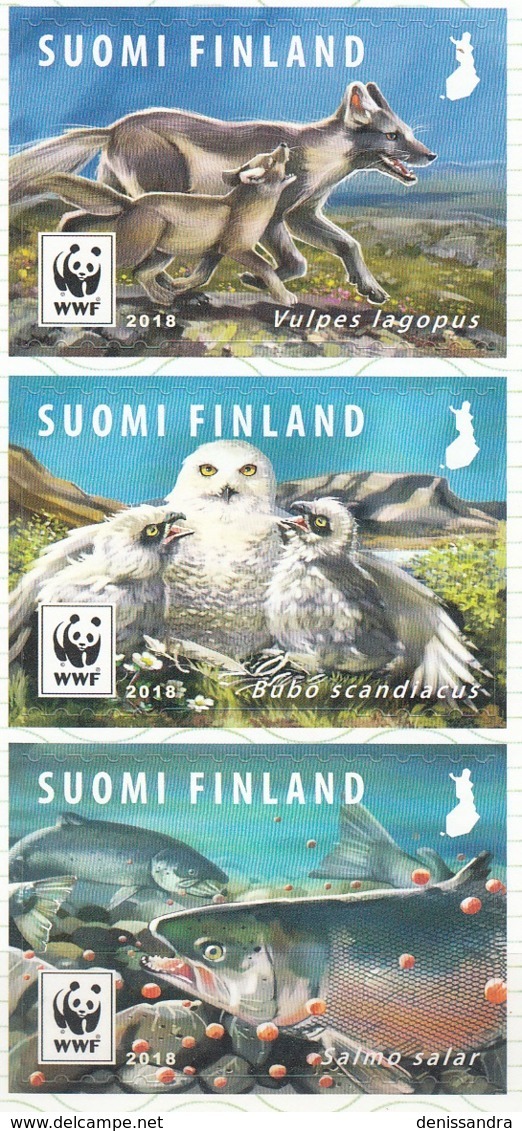 Finland 2018 WWF Animaux Sauvages Neuf ** - Ongebruikt