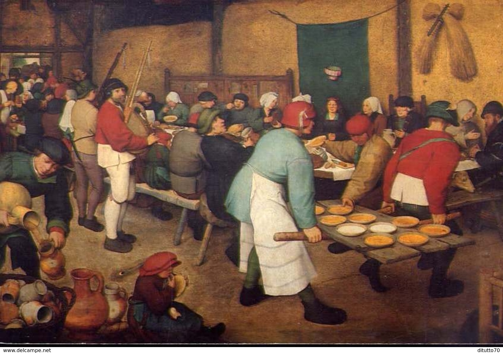 Kensthistorisches Museum - Wien - Pieter Bruegel D.a. - Bauernhochzeit - The Peasants Wedding - Le Repas De Noces - Form - Museen