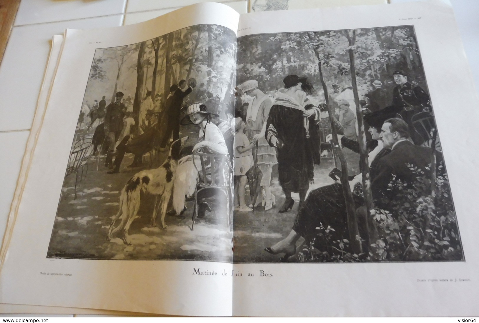 L'ILLUSTRATION 7 JUIN 1919-FRANCAIS SUR LE RHIN - L'ARMISTICE - ETUDIANTS ALLEMANDS-SAINT GERMAIN EN LAYE-GAL DEGOUTTE