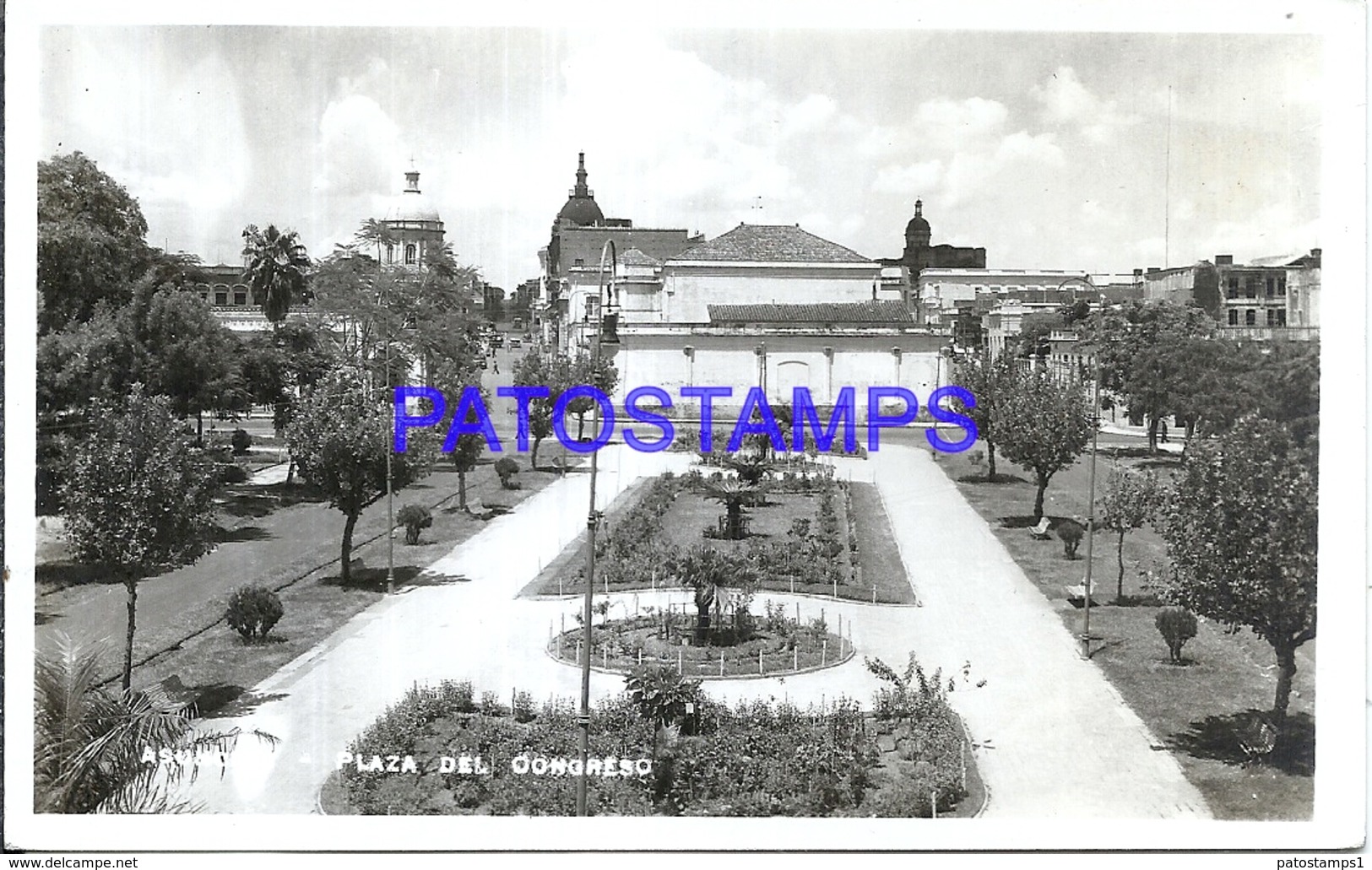 104814 PARAGUAY ASUNCION PLAZA DEL CONGRESO POSTAL POSTCARD - Paraguay