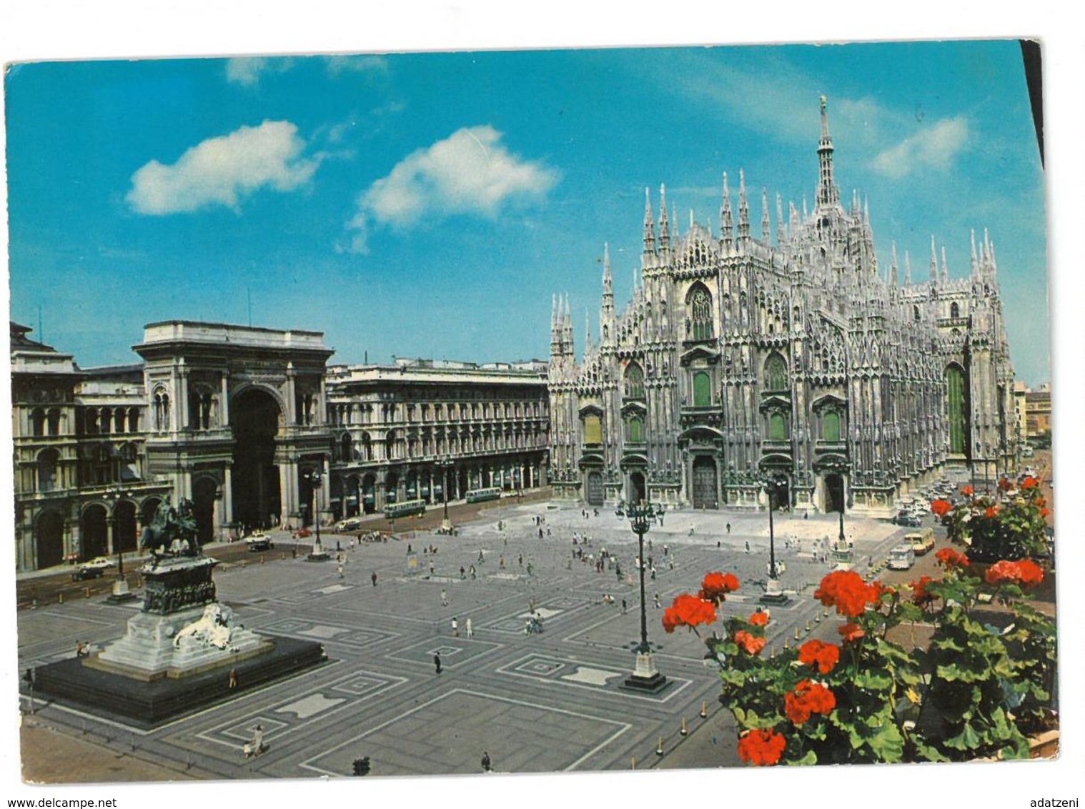 Lombardia Milano Piazza Del Duomo Viaggiata 1986 Condizioni Come Da Scansione - Milano