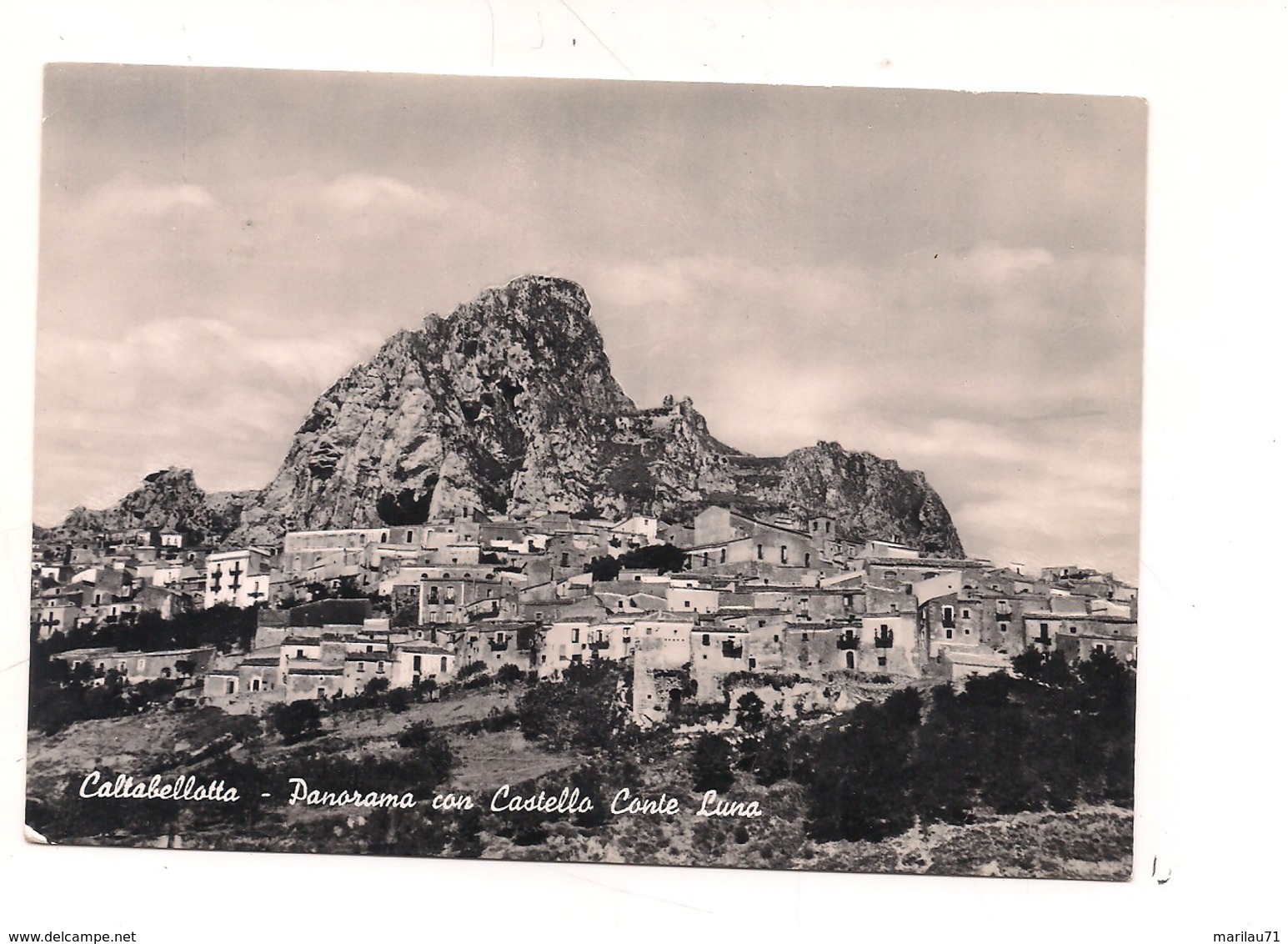 AG82 SICILIA CALTABELLOTTA Agrigento Cartolina 1963 Viaggiata - Altri & Non Classificati