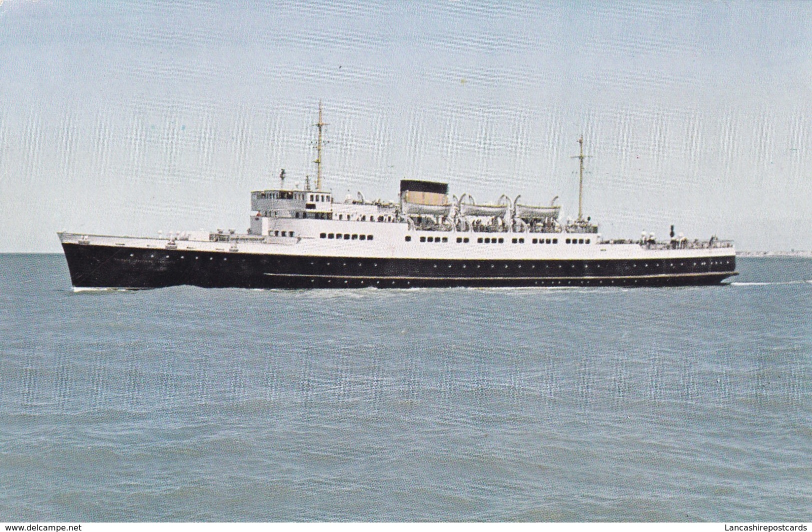 Postcard Ostend Dover Line Prinses Josephine Charlotte [ Shipping / Ferry Interest ] My Ref  B12605 - Ferries