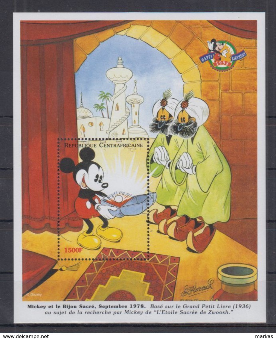 O188. Central African Republic - MNH - Cartoons - Disney's - Characters - Disney