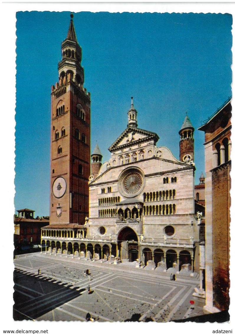 Lombardia Cremona Duomo E Terrazzo Non Viaggiata Condizioni Come Da Scansione - Cremona