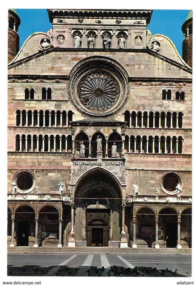 Lombardia Cremona Facciata Del  Duomo Non Viaggiata Condizioni Come Da Scansione - Cremona