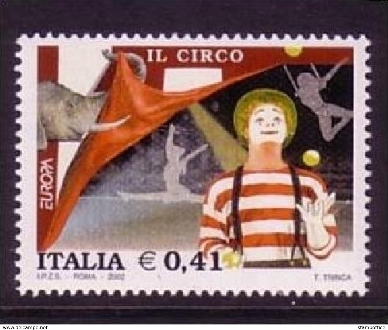 ITALIEN MI-NR. 2842 ** EUROPA 2002 - ZIRKUS - 2002