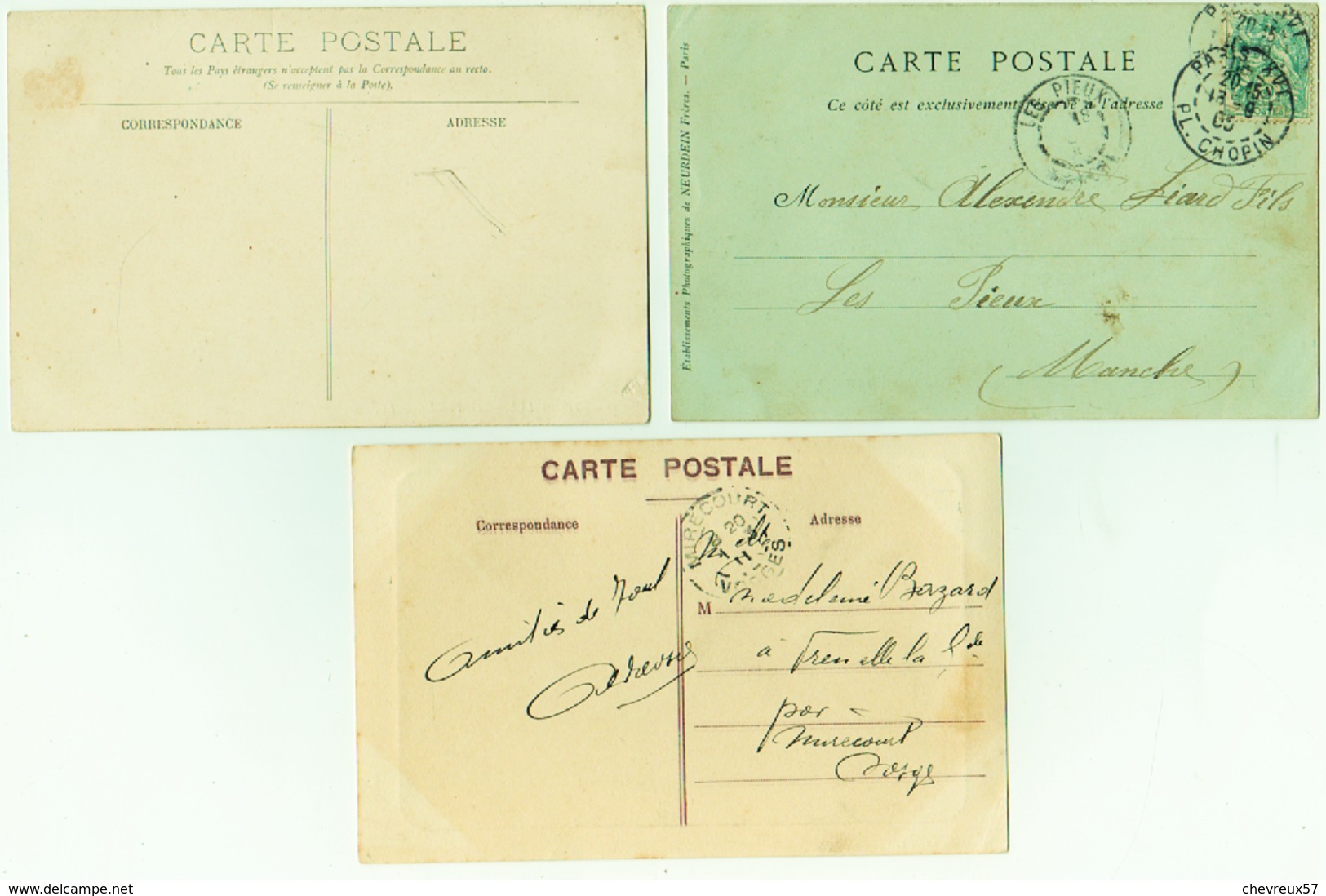 LOT 1 - 12-2018 - VILLES ET VILLAGES DE FRANCE- 35 cartes anciennes - Divers