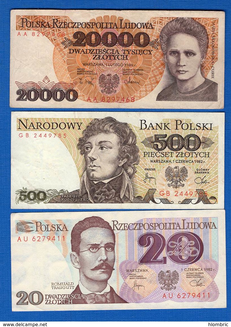 Pologne  8  Billets - Pologne