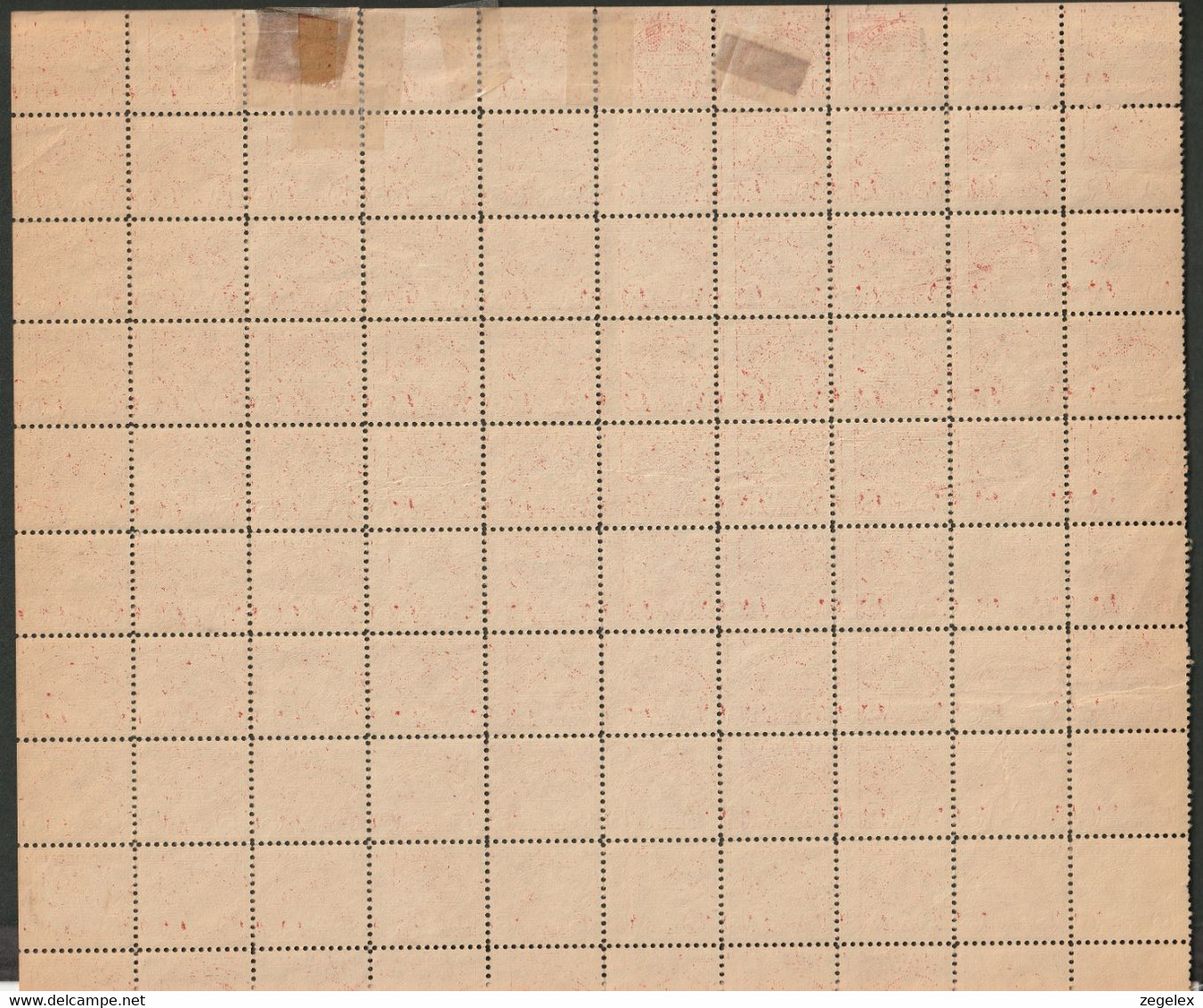 USA Postage Due 1930. Sheet 100x  $ 5,- Stamps (Yvert Tax 53) See Decription - Volledige Vellen