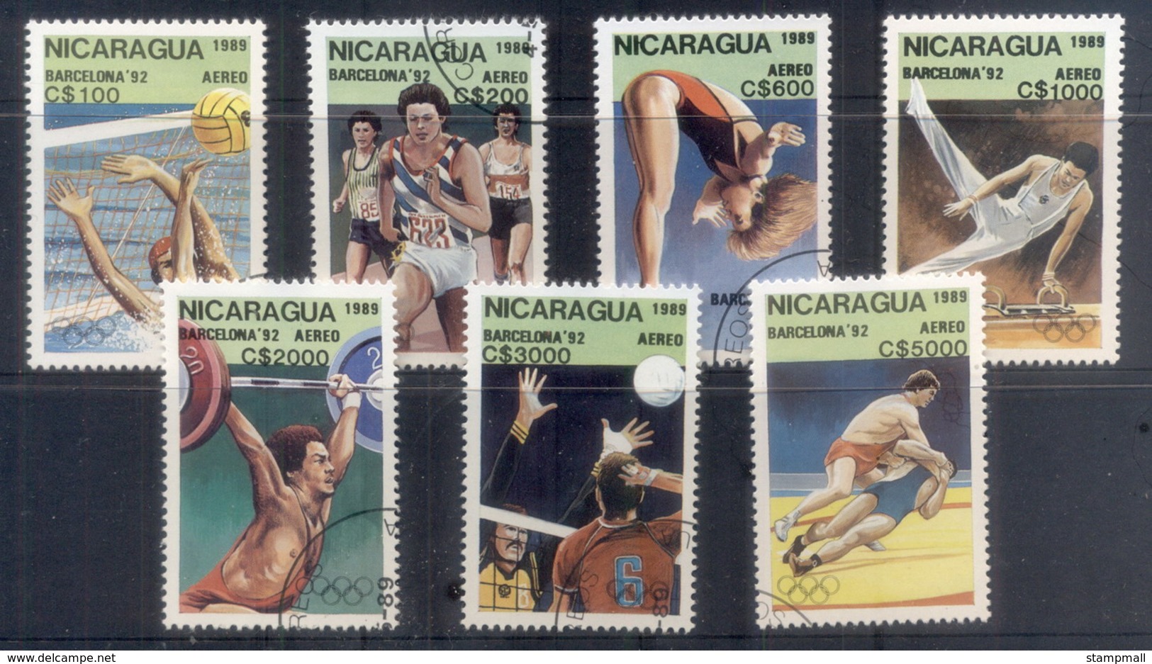 Nicaragua 1989 Summer Olympics, Barcelon '92 CTO - Nicaragua