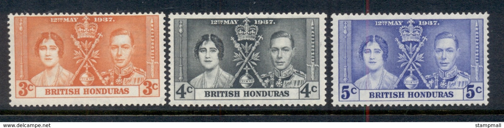 British Honduras 1937 Coronation MUH - Ecuador