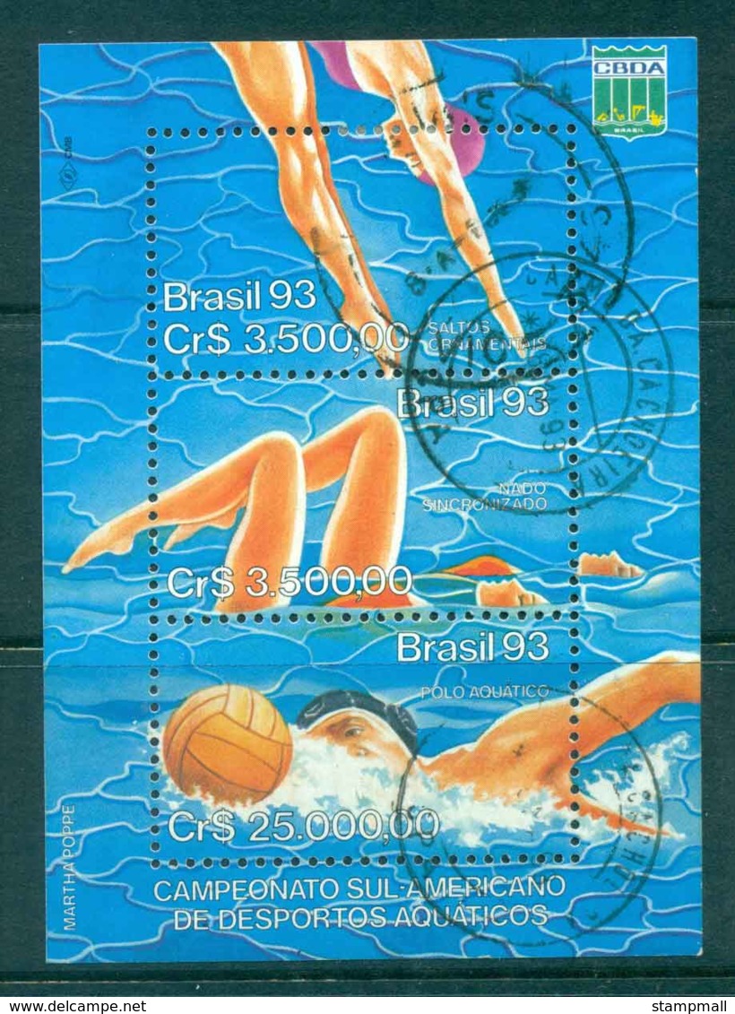 Brazil 1990 Water Sports Champioship MS FU Lot47061 - Other & Unclassified