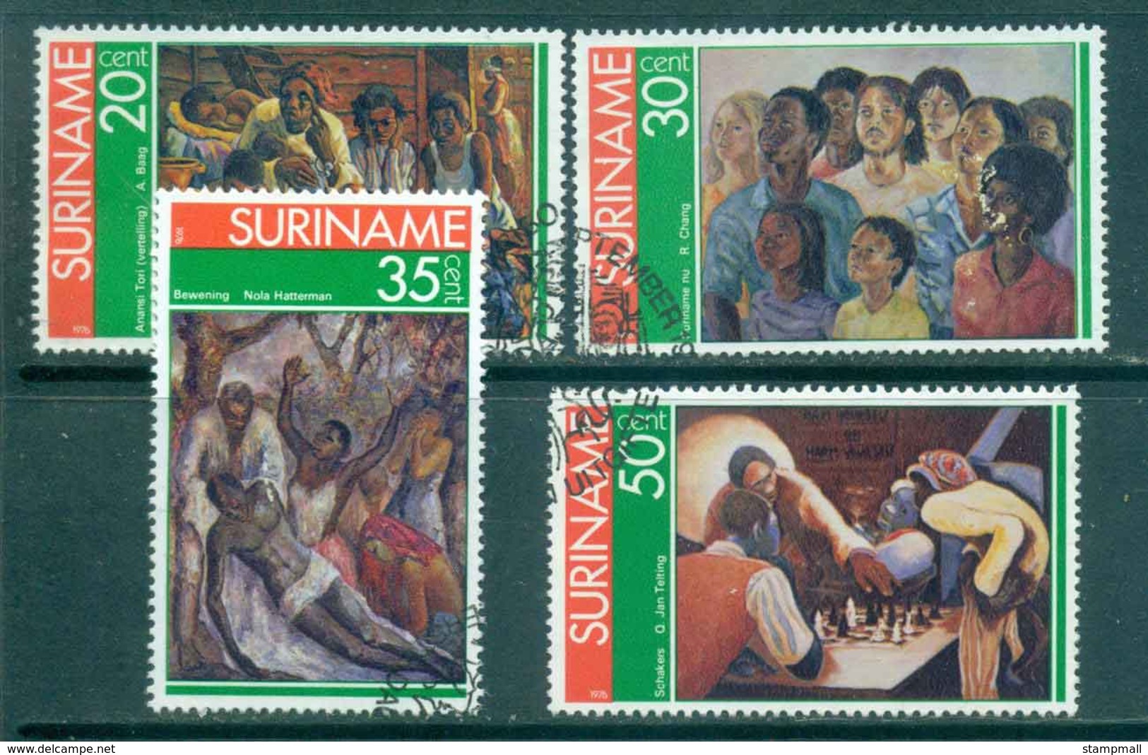 Surinam 1976 Paintings By Surinam Artists FU Lot47205 - Suriname