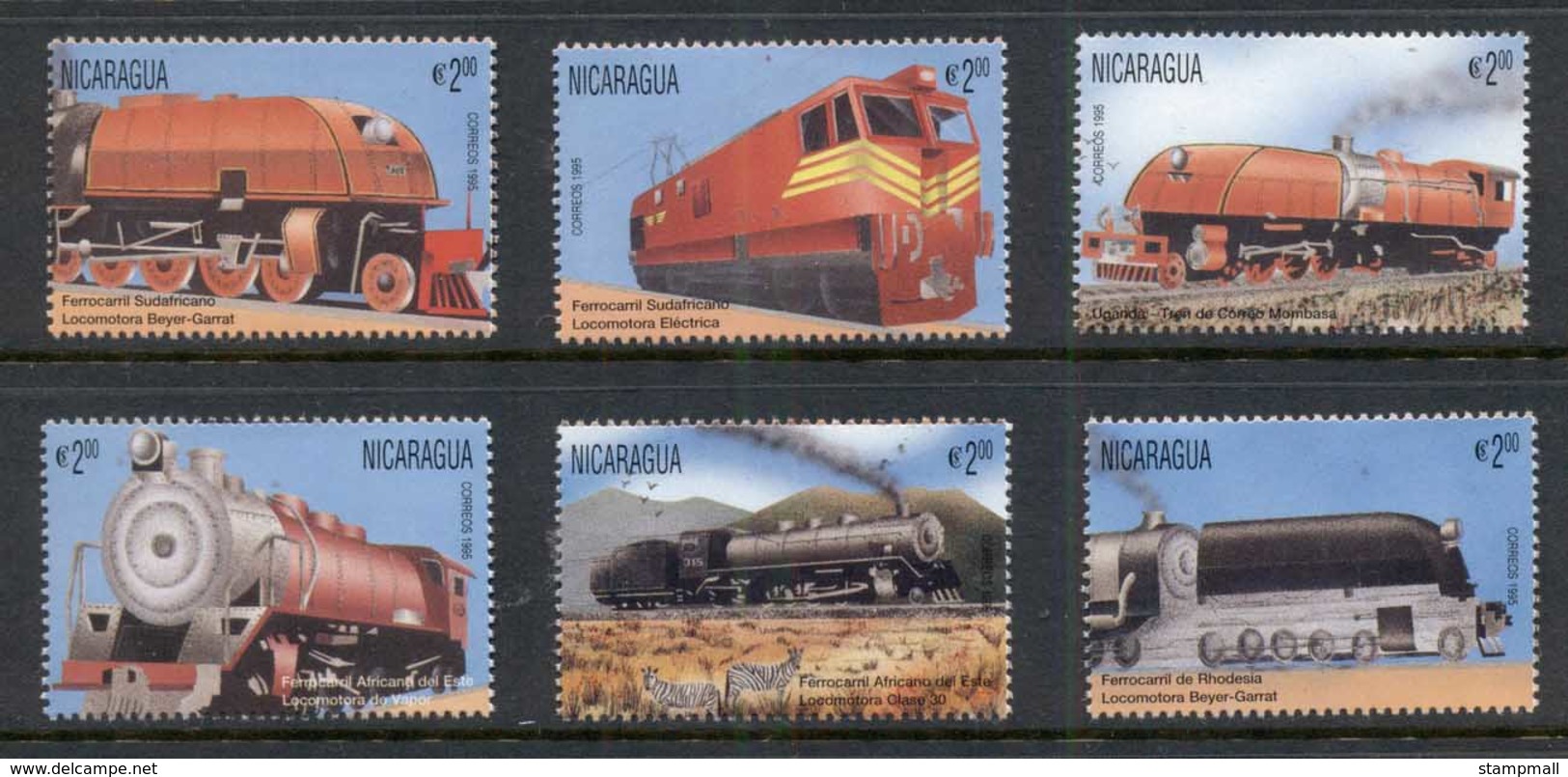 Nicaragua 1995 Trains MUH - Nicaragua