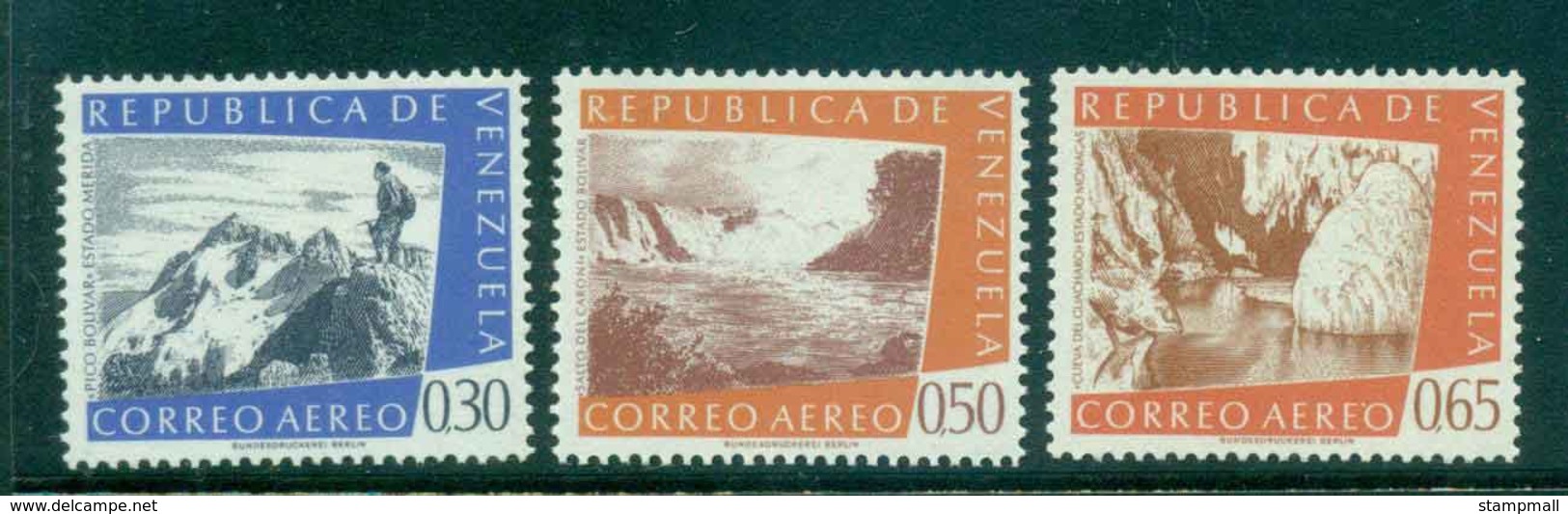 Venezuela 1960 Air Mail Views MLH Lot46860 - Venezuela