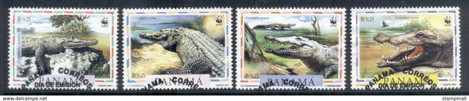 Panama 1997 WWF American Crocodile FU - Panama