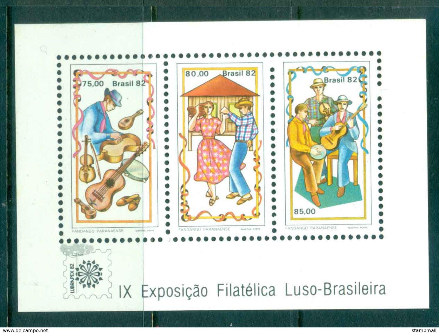 Brazil 1982 LUBRAPEX Stamp Ex. MS MUH Lot47066 - Other & Unclassified