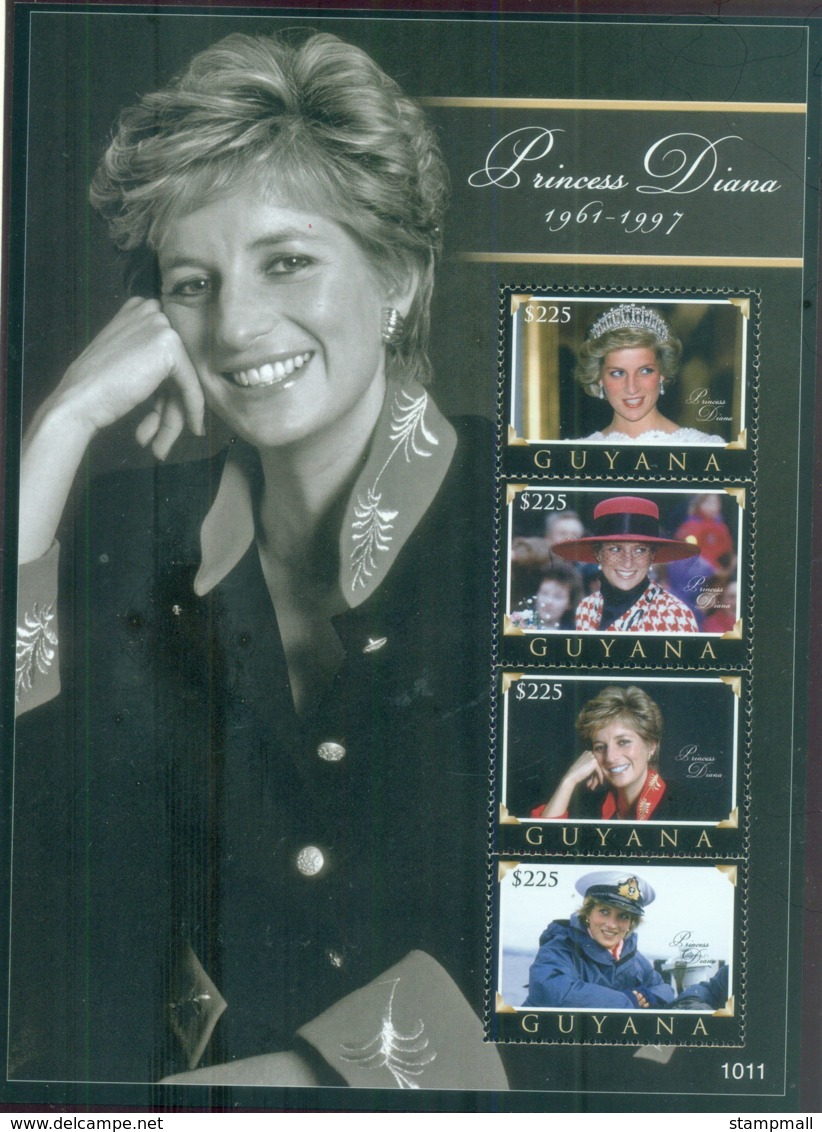 Guyana 2007 Princess Diana In Memoriam, 10th Anniv, The People's Princess MS MUH - Guyana (1966-...)