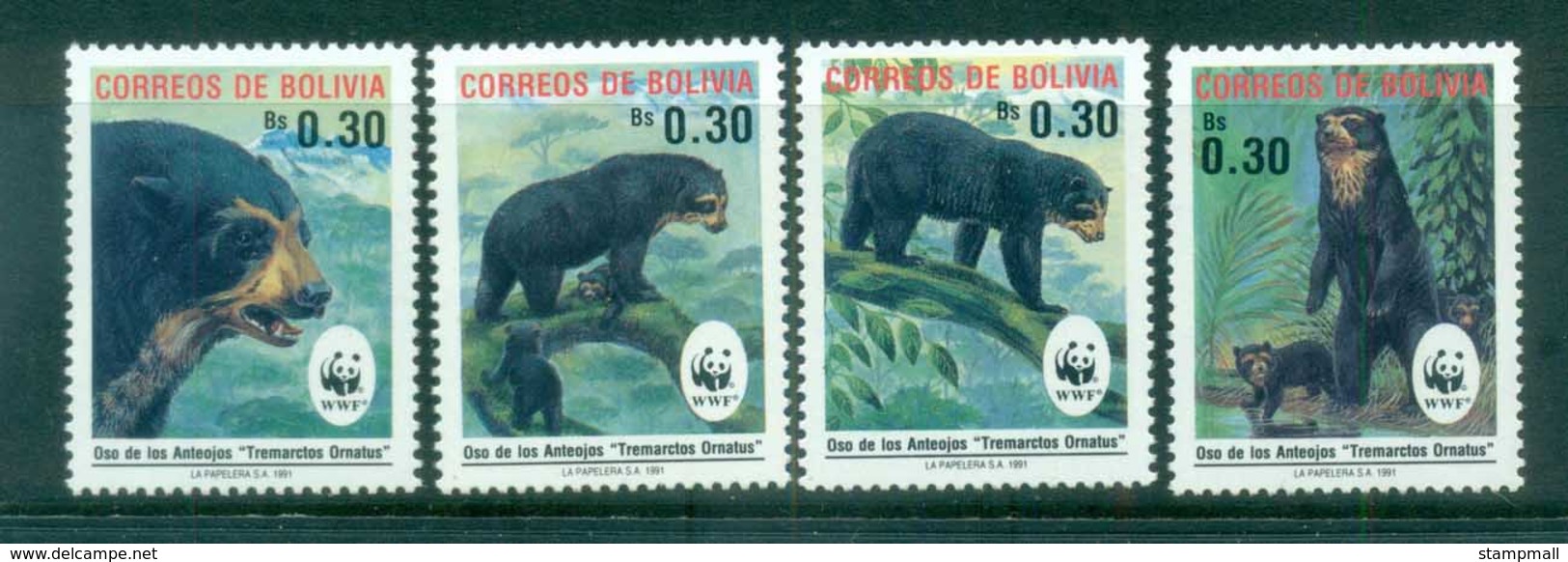 Bolivia 1991 WWF Spectacled Bear MUH Lot76135 - Bolivia