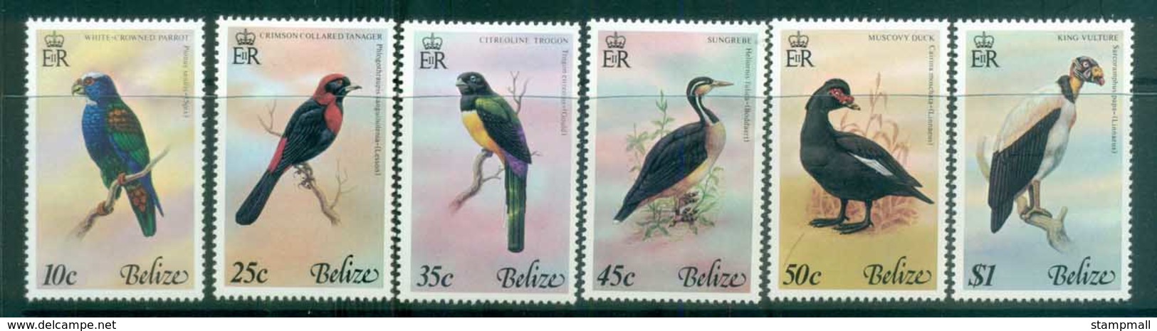 Belize 1978 Birds MLH Lot80860 - Belize (1973-...)