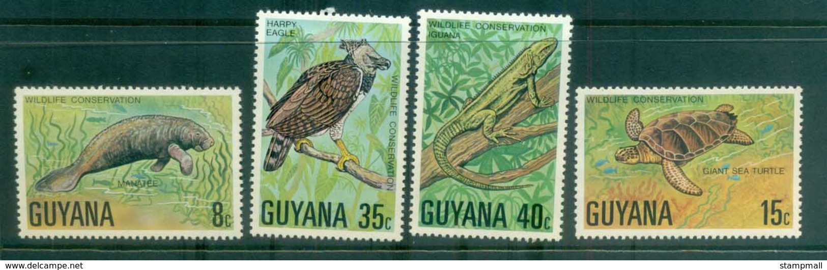 Guyana 1978 Wildlife Protection MLH Lot79376 - Guyana (1966-...)