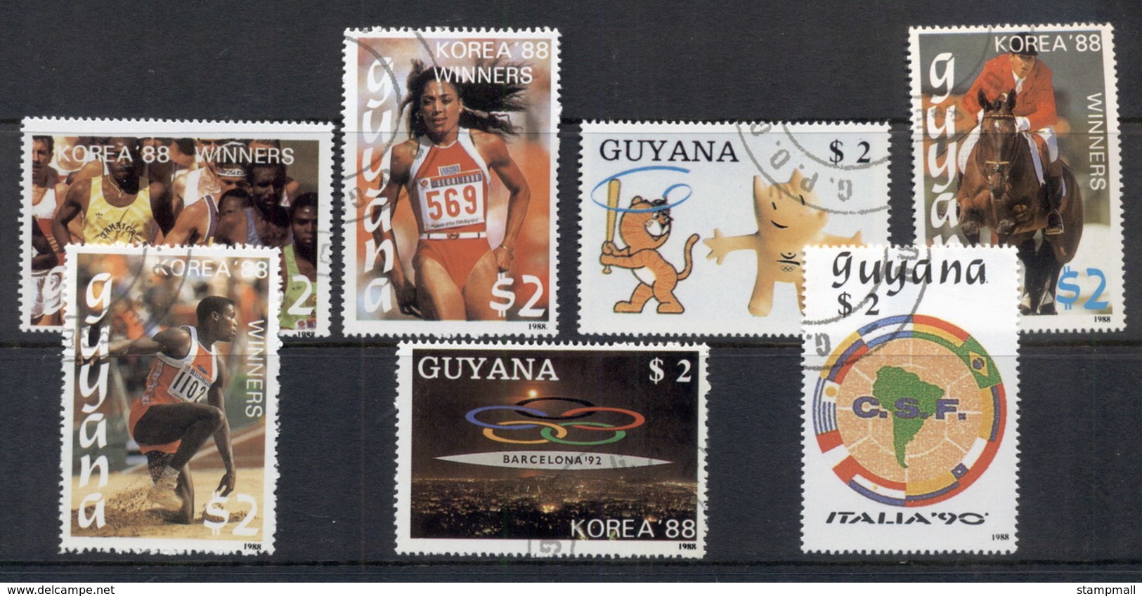Guyana 1989 Summer Olympics, Sport CTO - Guyana (1966-...)