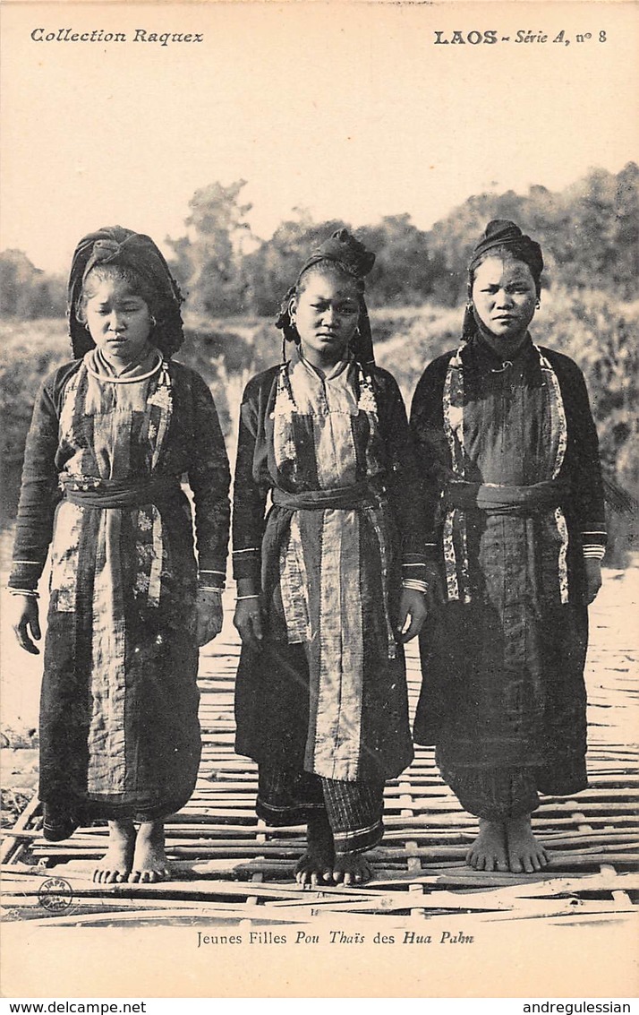 CPA LAOS - Jeunes Filles Pou Thaïs Des Hua Pahn - Laos