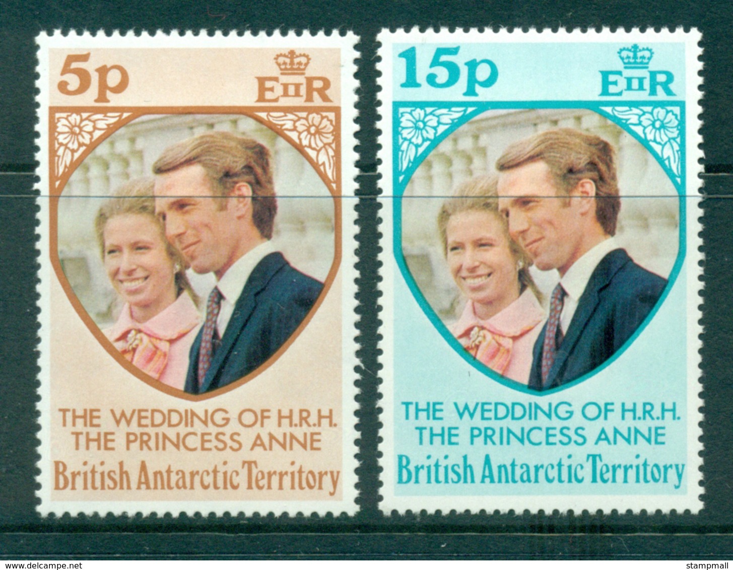 BAT 1973 Princess Anne Wedding MUH Lot30285 - Other & Unclassified