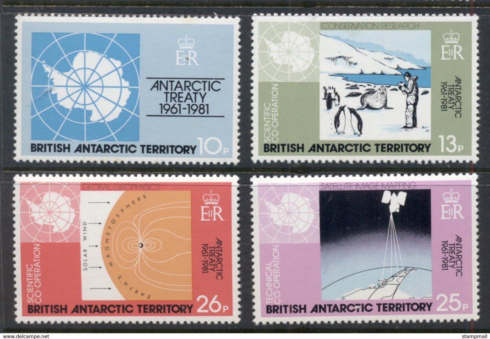 BAT 1981 Antarctic Treaty MUH - Other & Unclassified