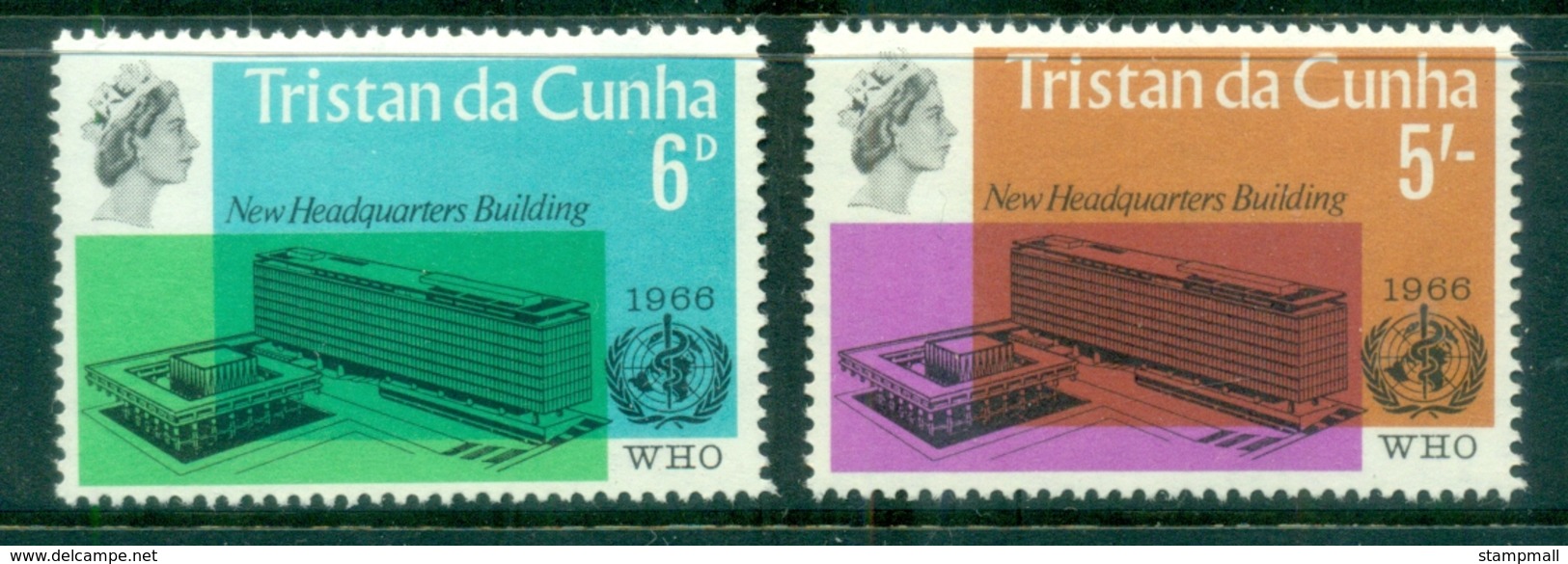 Tristan Da Cunha 1966 WHO Headquarters, Geneva MUH - Tristan Da Cunha