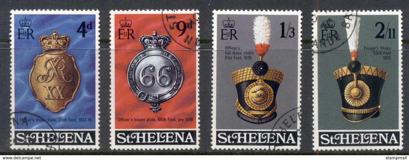 St Helena 1970 Rexgimental Emblems FU - Saint Helena Island